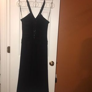 Beautifully Beaded Elegant Black Sleeveless Dress